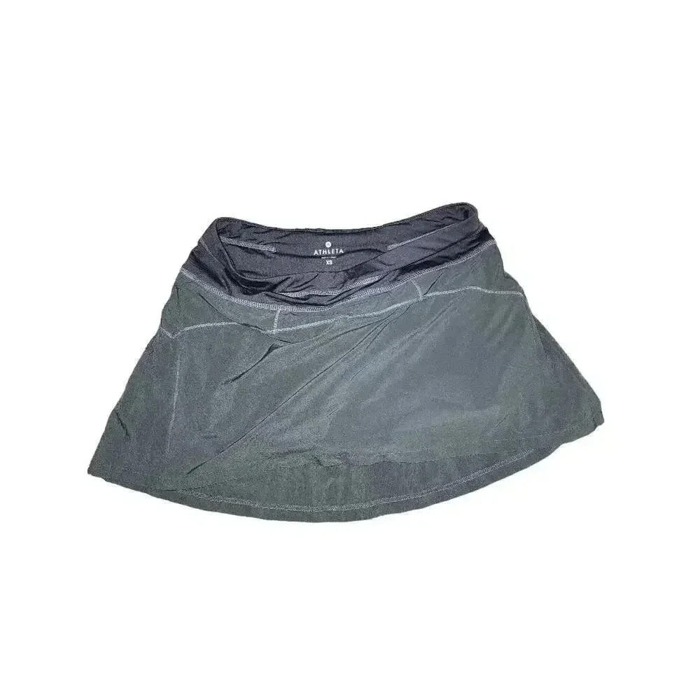 Athleta Gray Runaround Swing Skort Skirt Tennis XS